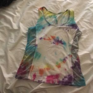 Tie dye workout shirt!